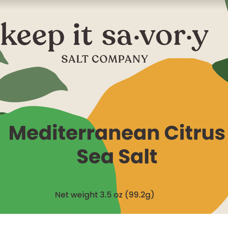 Mediterranean Citrus Sea Salt