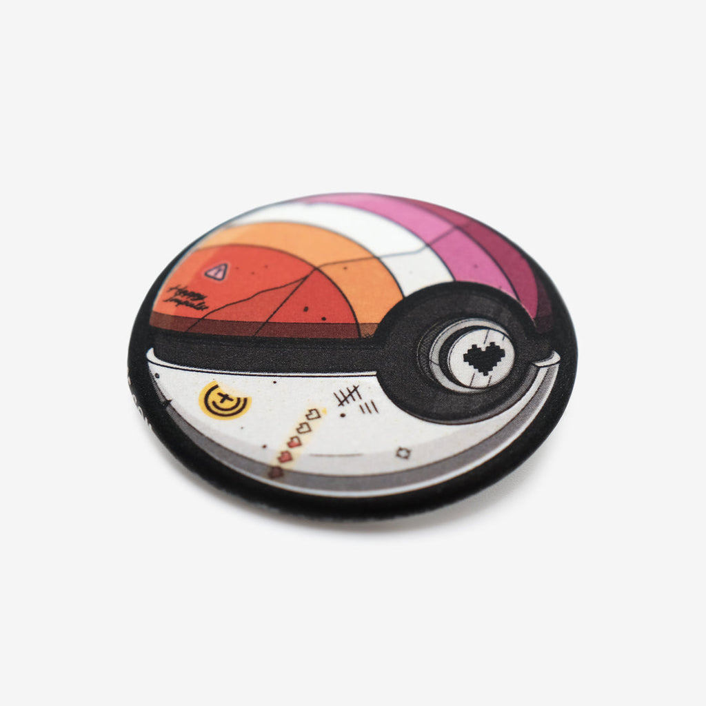 Lesbian Pokeball Button