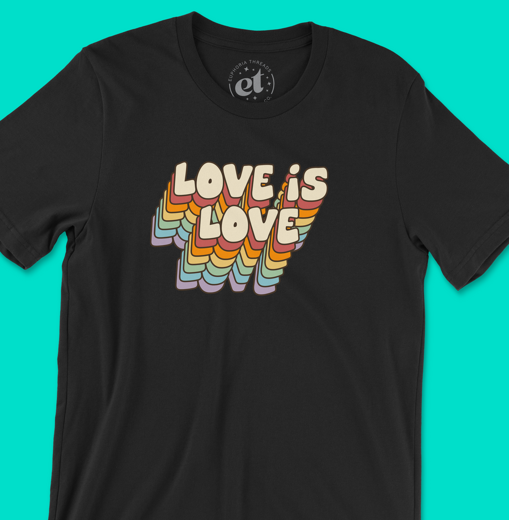 Love is Love Retro Tee