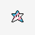 Lucky Trans Star Sticker