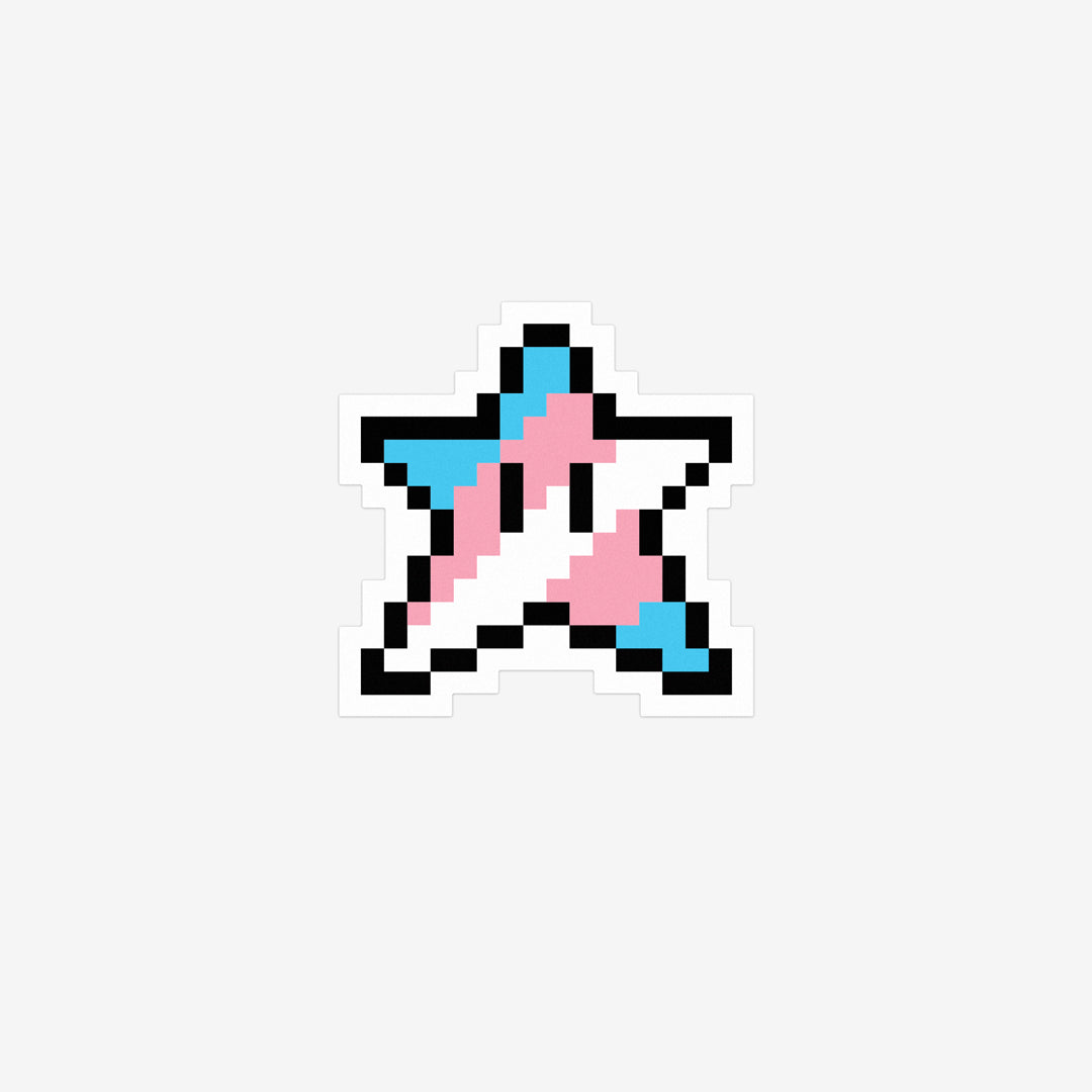 Lucky Trans Star Sticker