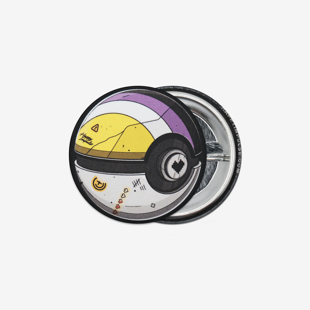 Nonbinary Pokeball Button