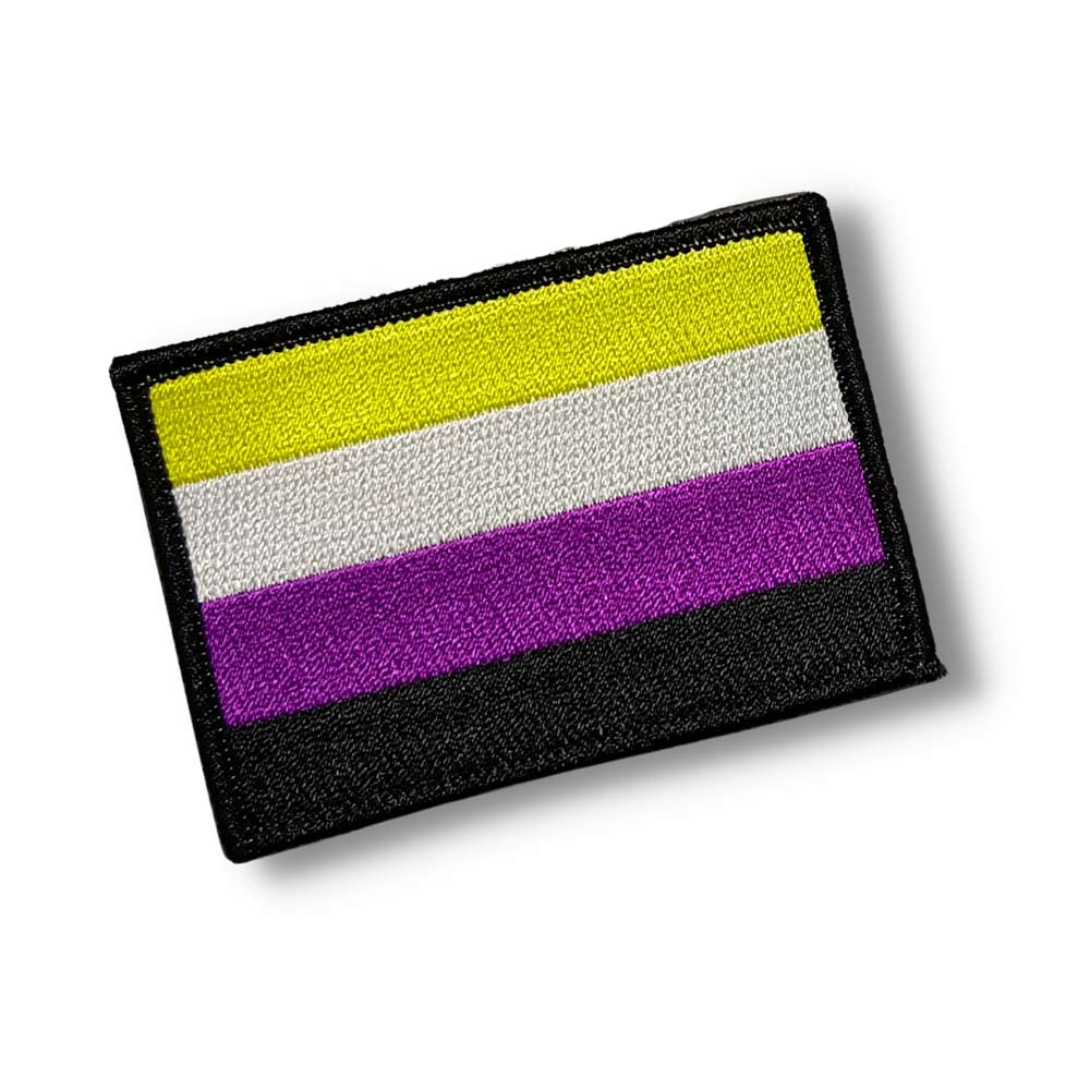 Nonbinary Pride Flag Stick-On Patch