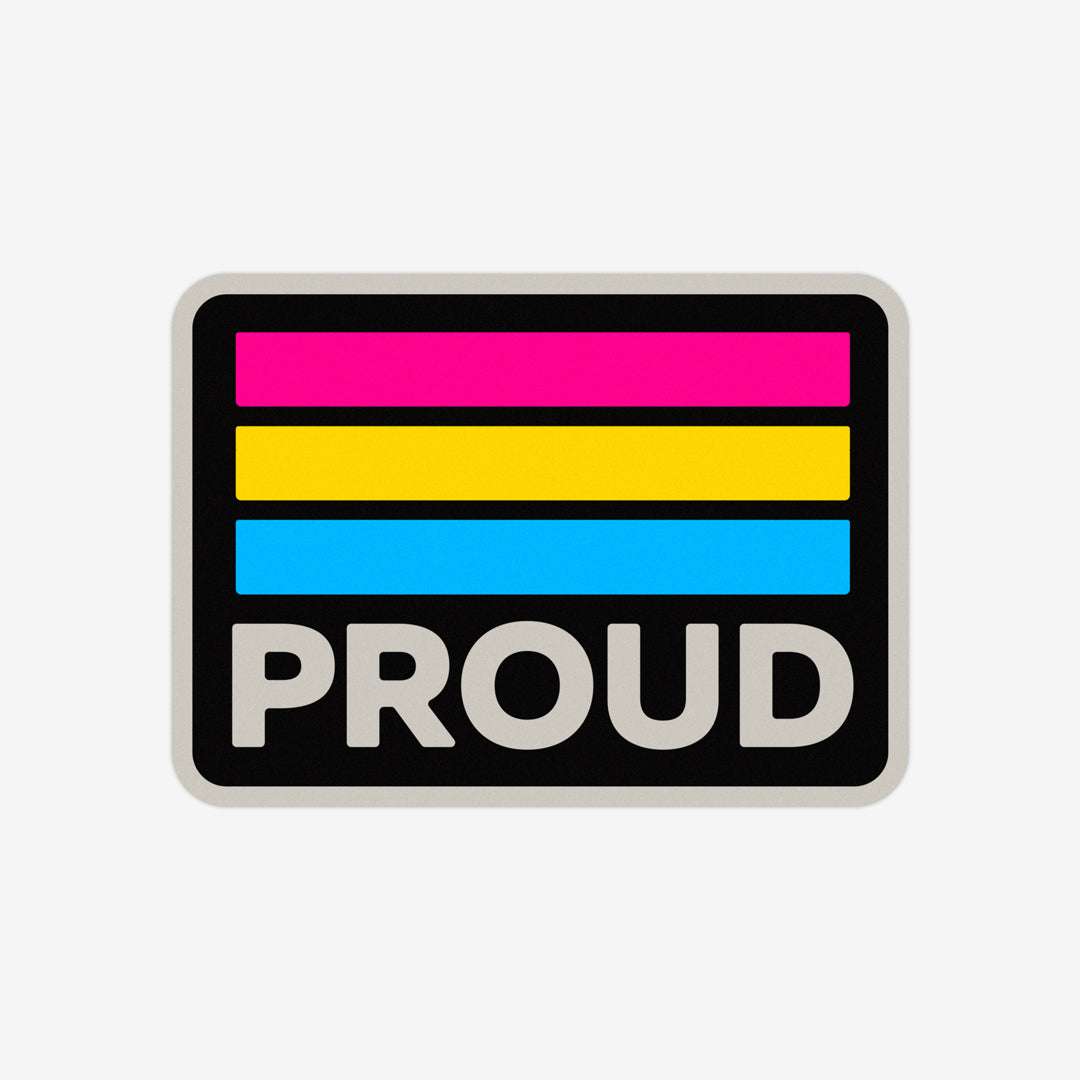 Proud Retro Pansexual Sticker