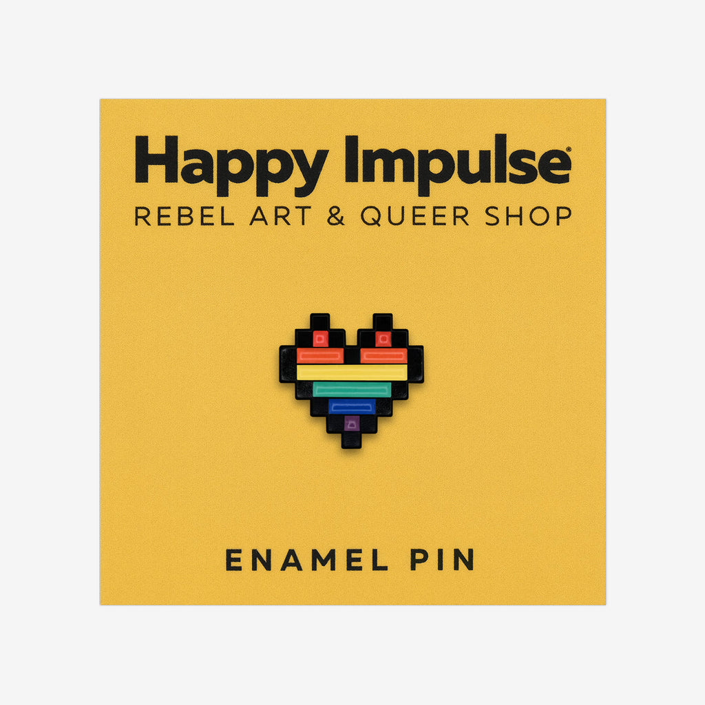 Pixel Pride Enamel Pin
