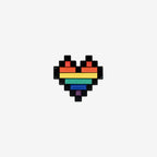 Pixel Pride Enamel Pin