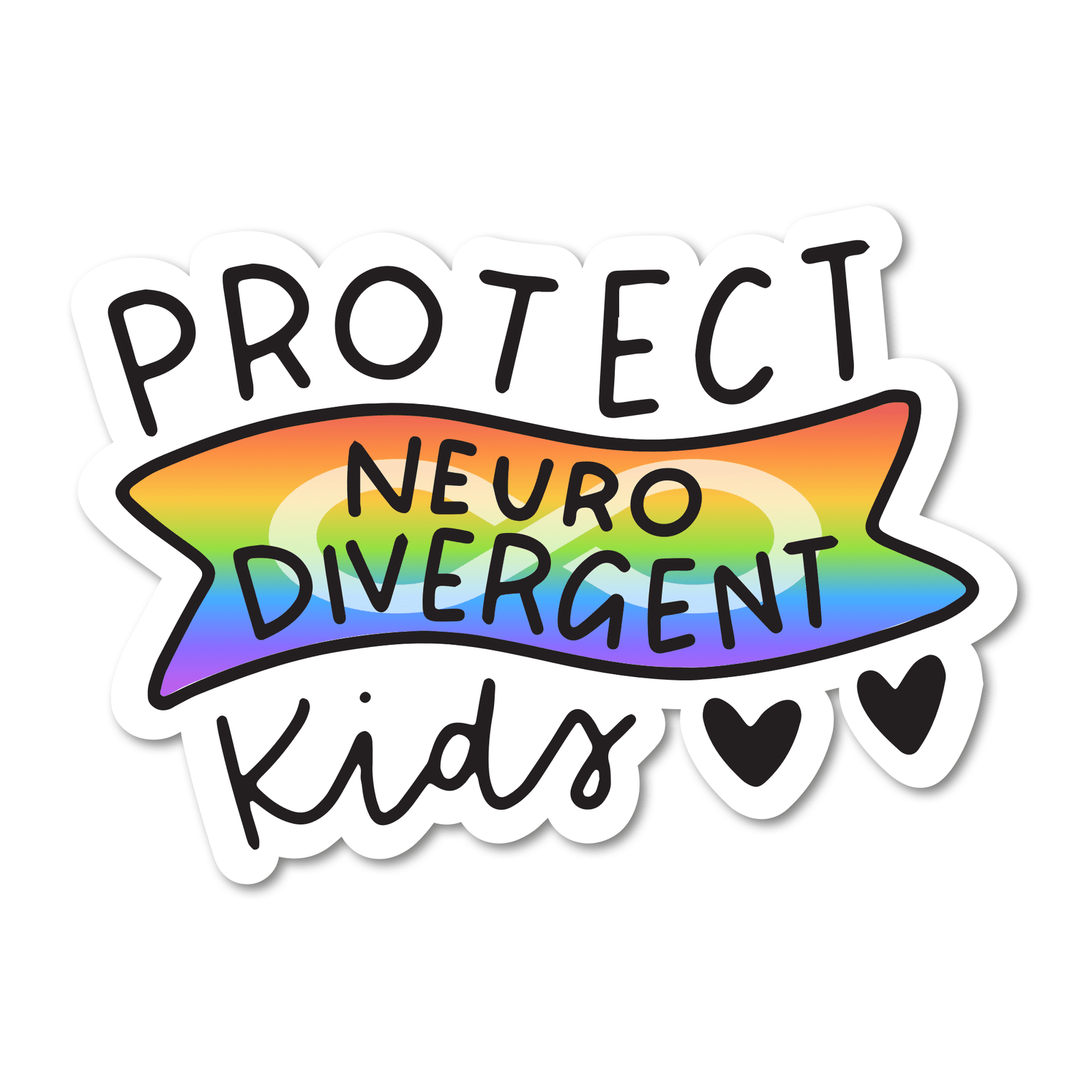 Protect Neurodivergent Kids Vinyl Sticker