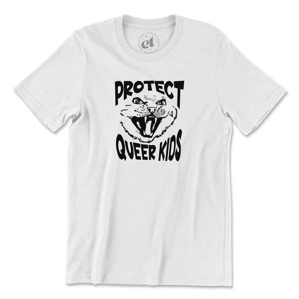 Protect Queer Kids Cat Tee