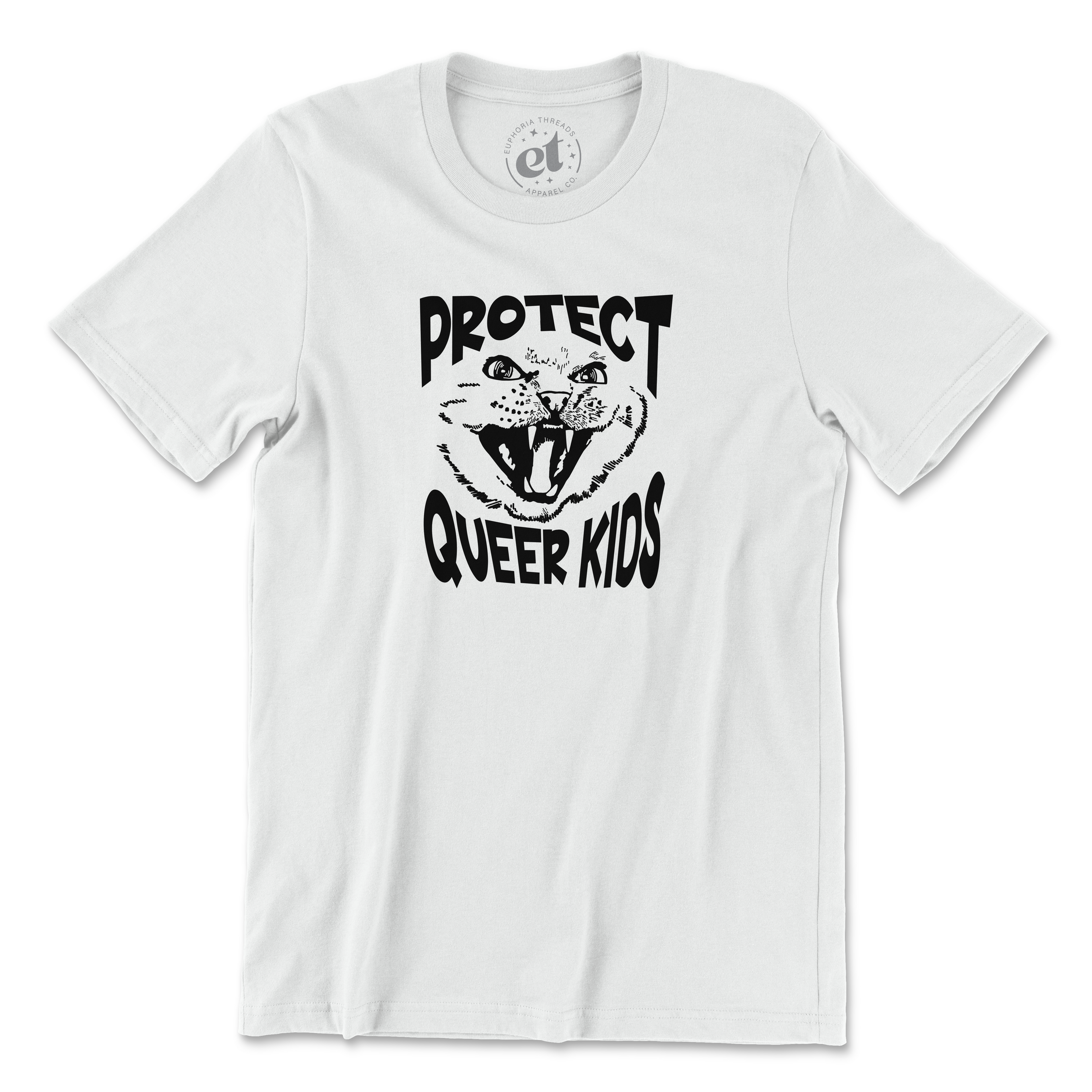 Protect Queer Kids Cat Tee