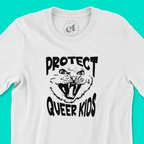 Protect Queer Kids Cat Tee