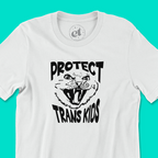 Protect Trans Kids Cat Tee