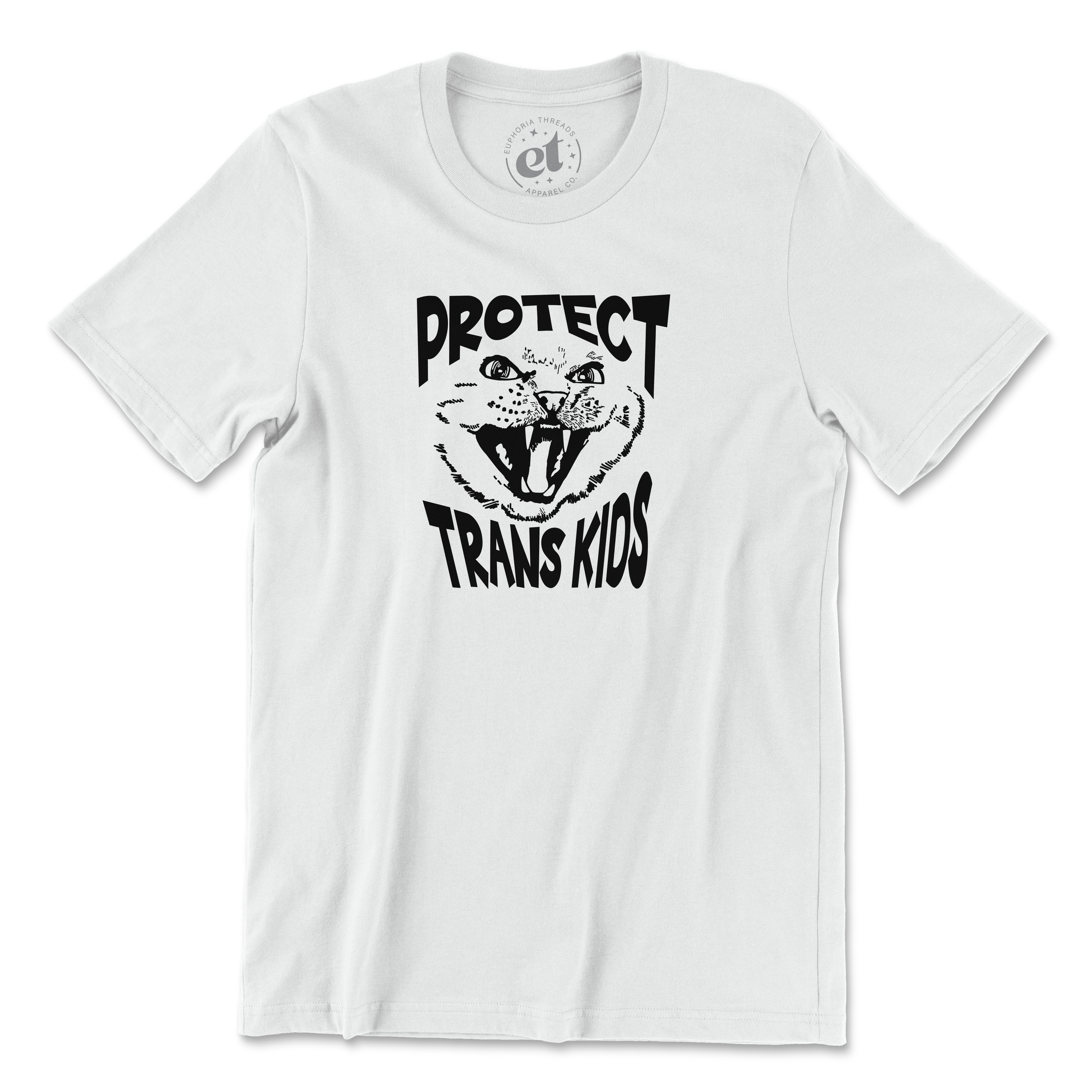 Protect Trans Kids Cat Tee