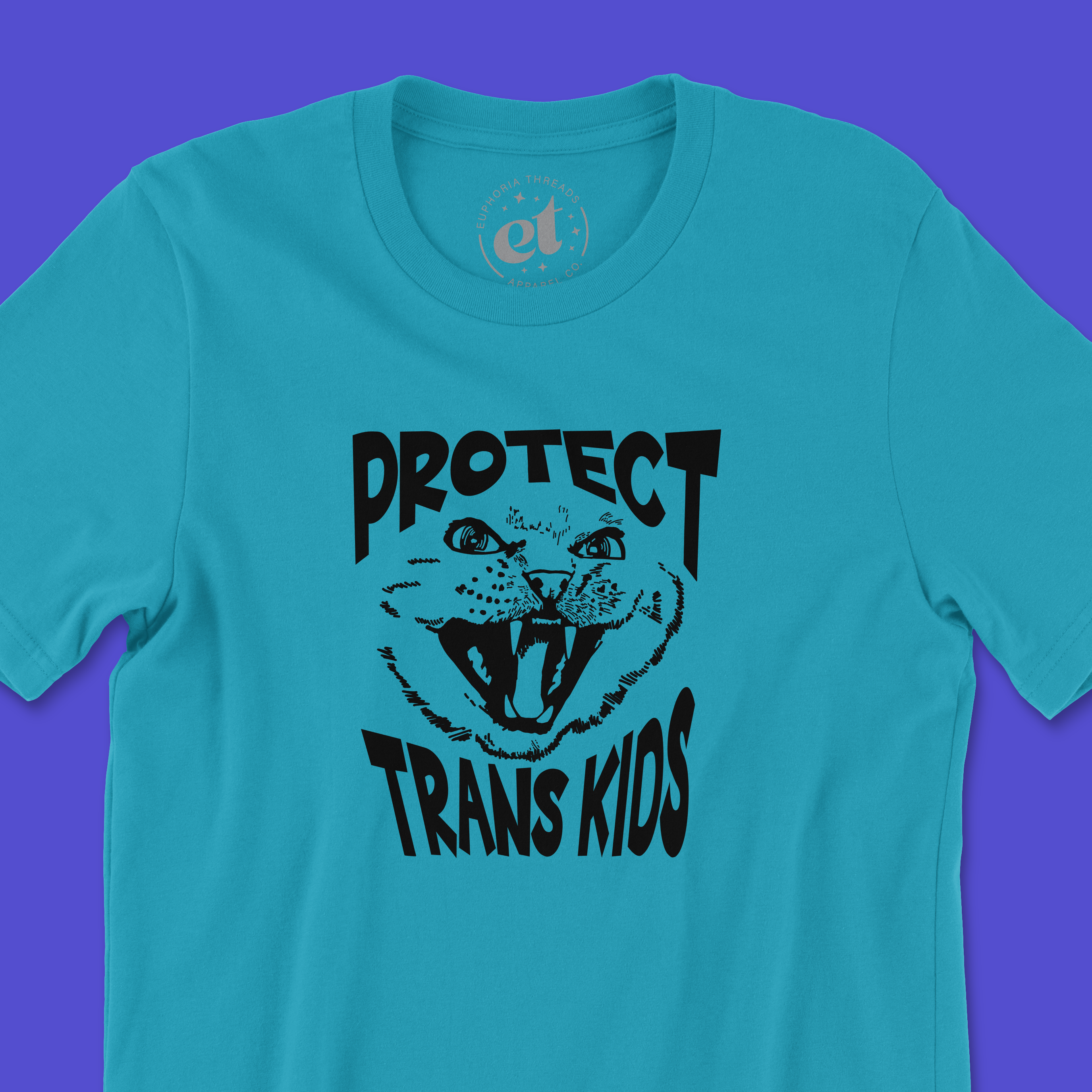 Protect Trans Kids Cat Tee