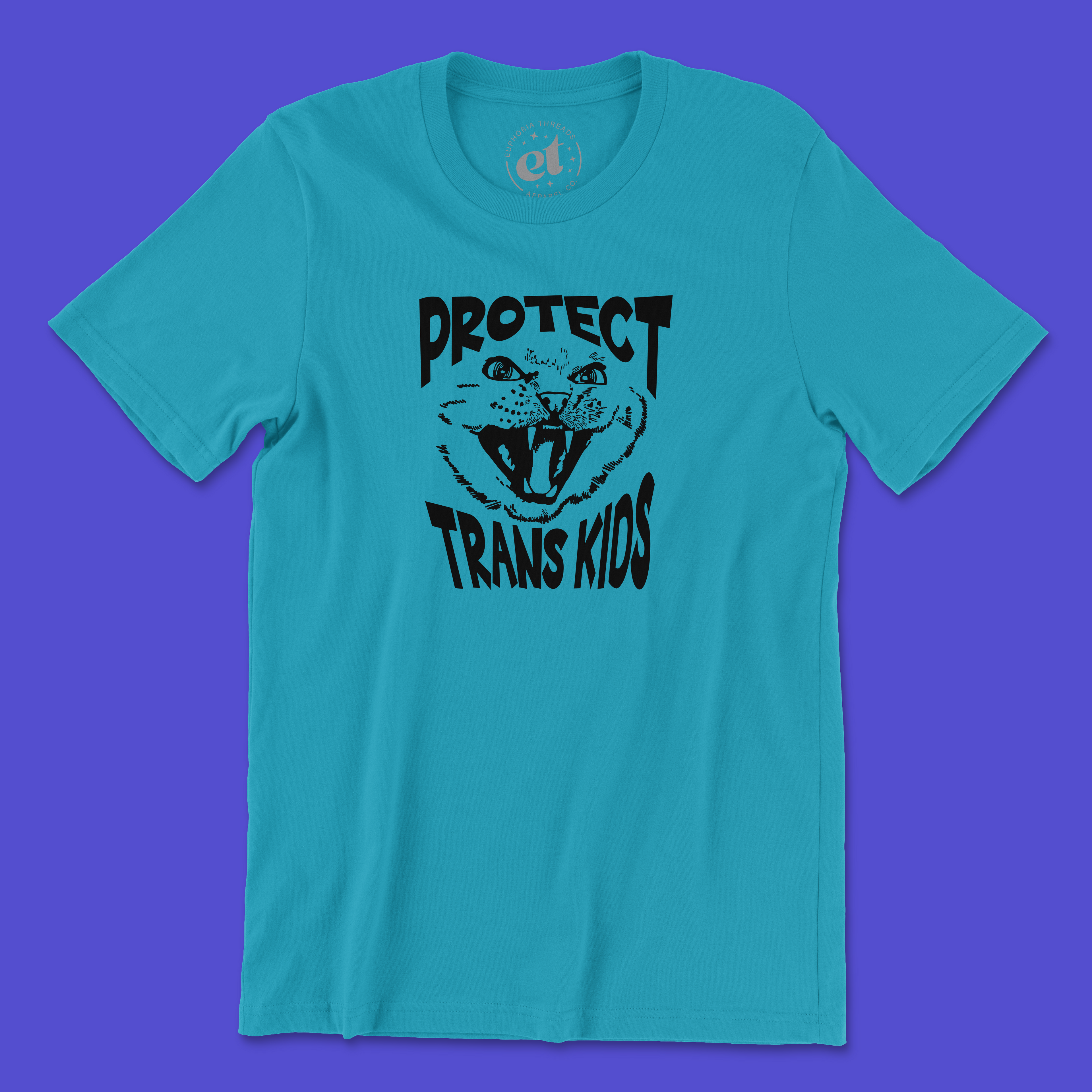 Protect Trans Kids Cat Tee