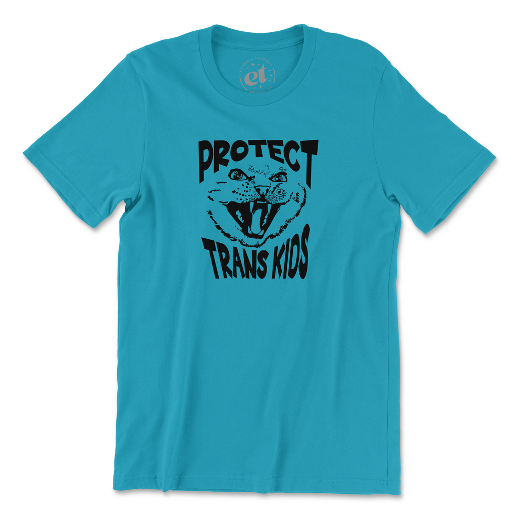 Protect Trans Kids Cat Tee