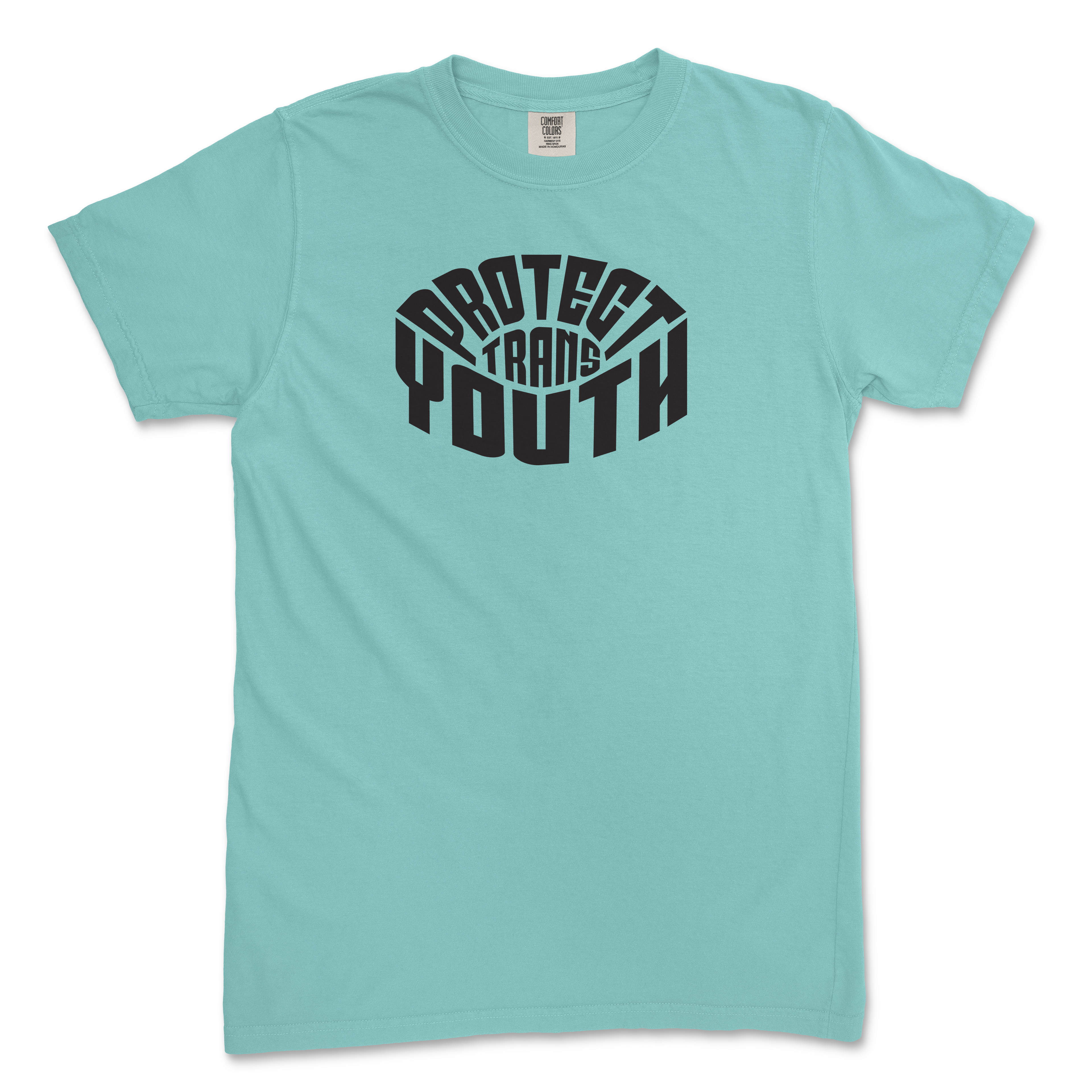 Protect Trans Youth Warp Tee (Comfort Colors)