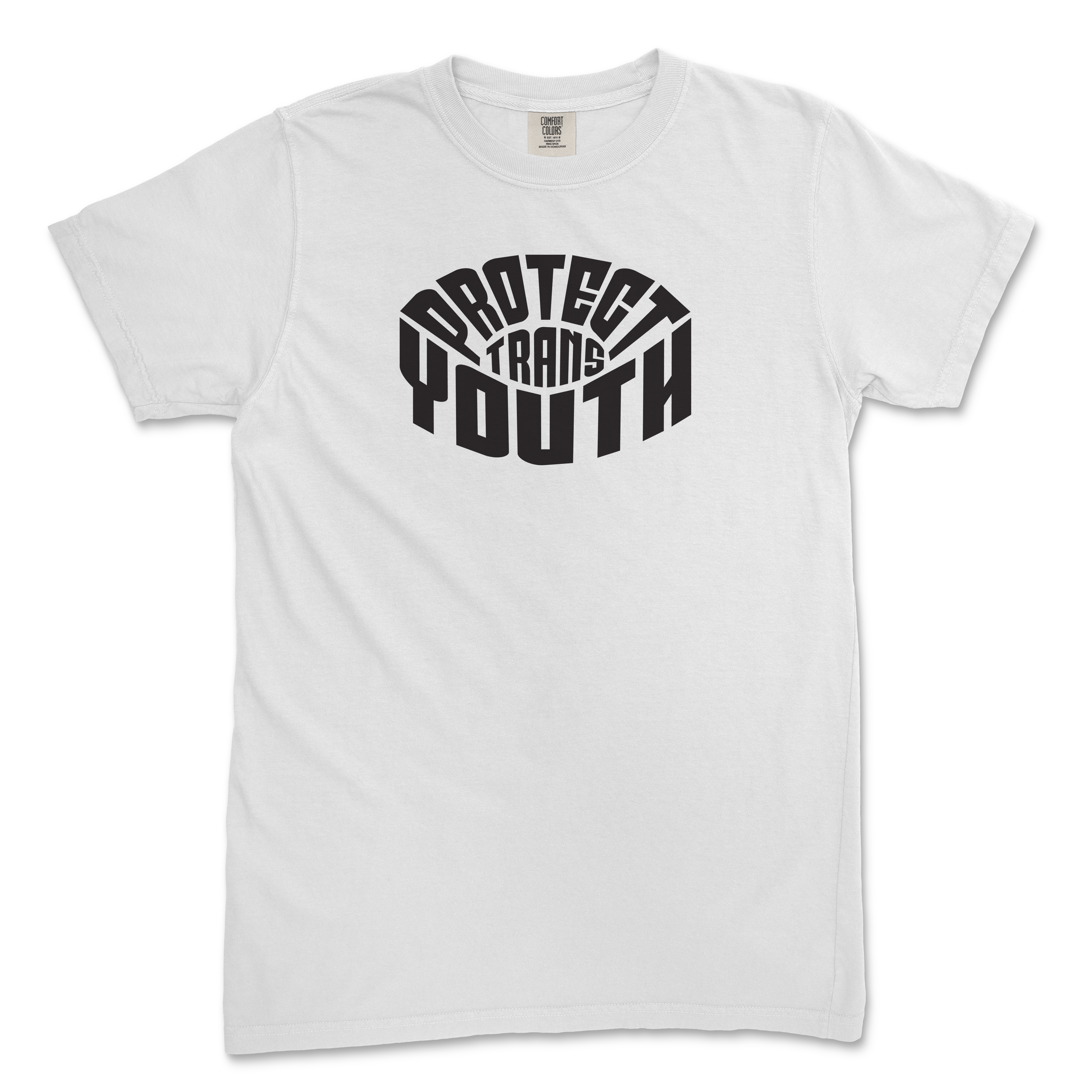 Protect Trans Youth Warp Tee (Comfort Colors)