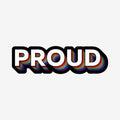 Proud Sticker