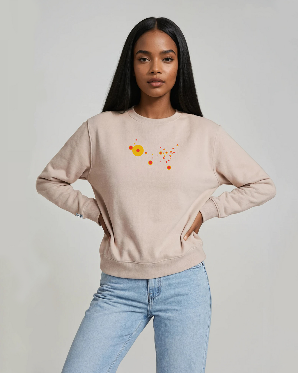 the map - embroidered sweatshirt | State Gun Violence Visualized