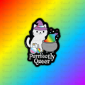 Purrfectly Queer Sticker