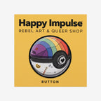 Rainbow Pokeball Button