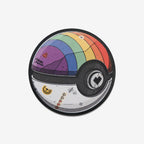 Rainbow Pokeball Button