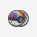 Rainbow Pokeball Button