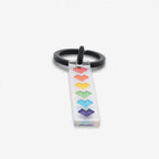 Rainbow Pride Hearts Keychain