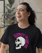 Respect Pronouns Skull Tee