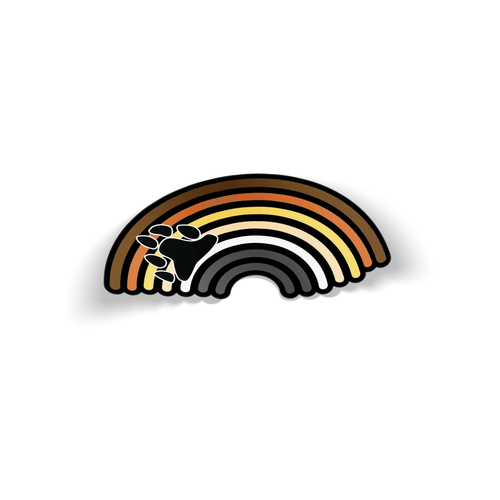 Bear Rainbow Pride Sticker