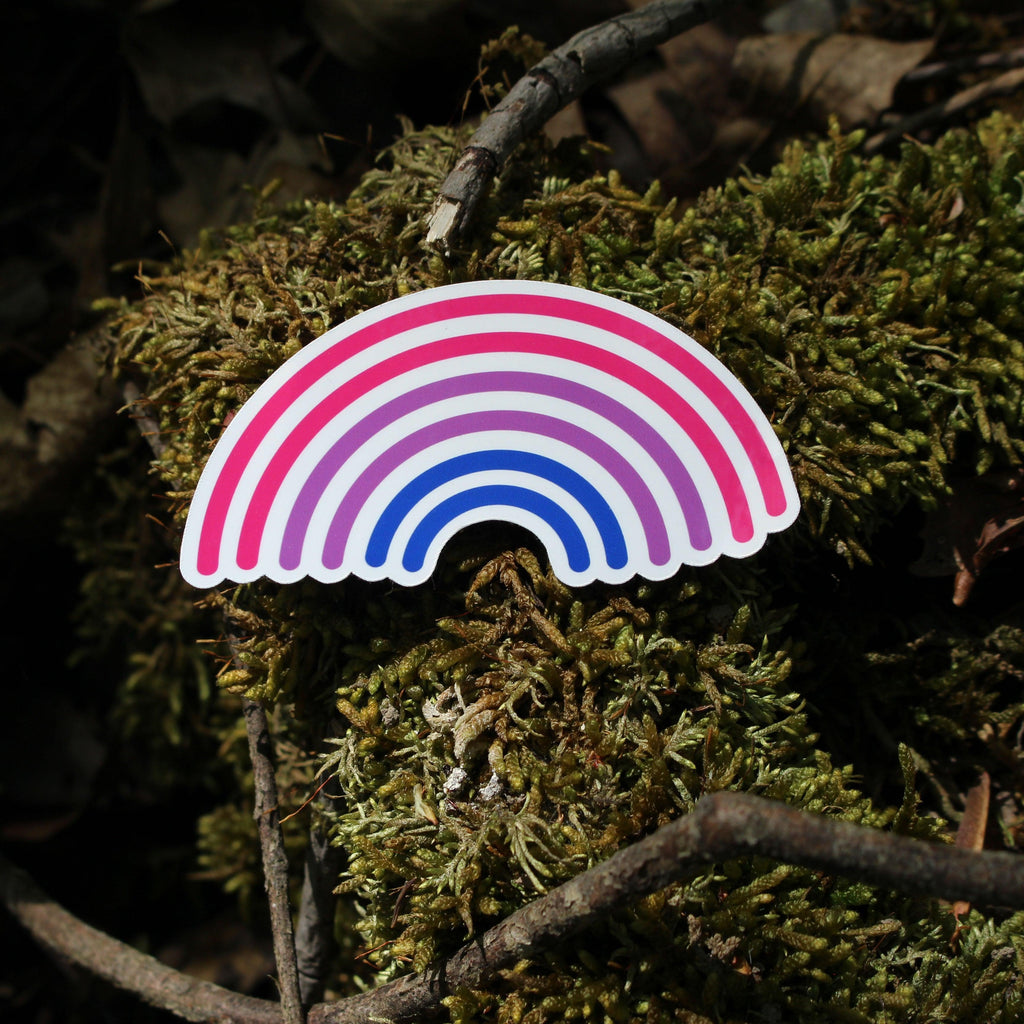 Bisexual Rainbow Pride Sticker