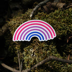 Bisexual Rainbow Pride Sticker