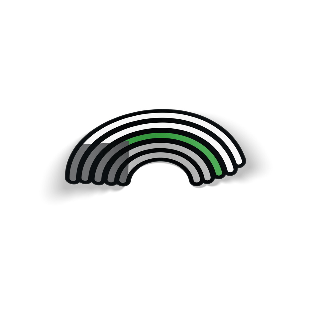 Demiromantic Rainbow Pride Sticker