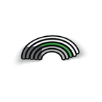 Demiromantic Rainbow Pride Sticker