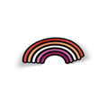 Lesbian Rainbow Pride Sticker
