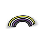 Nonbinary Rainbow Pride Sticker