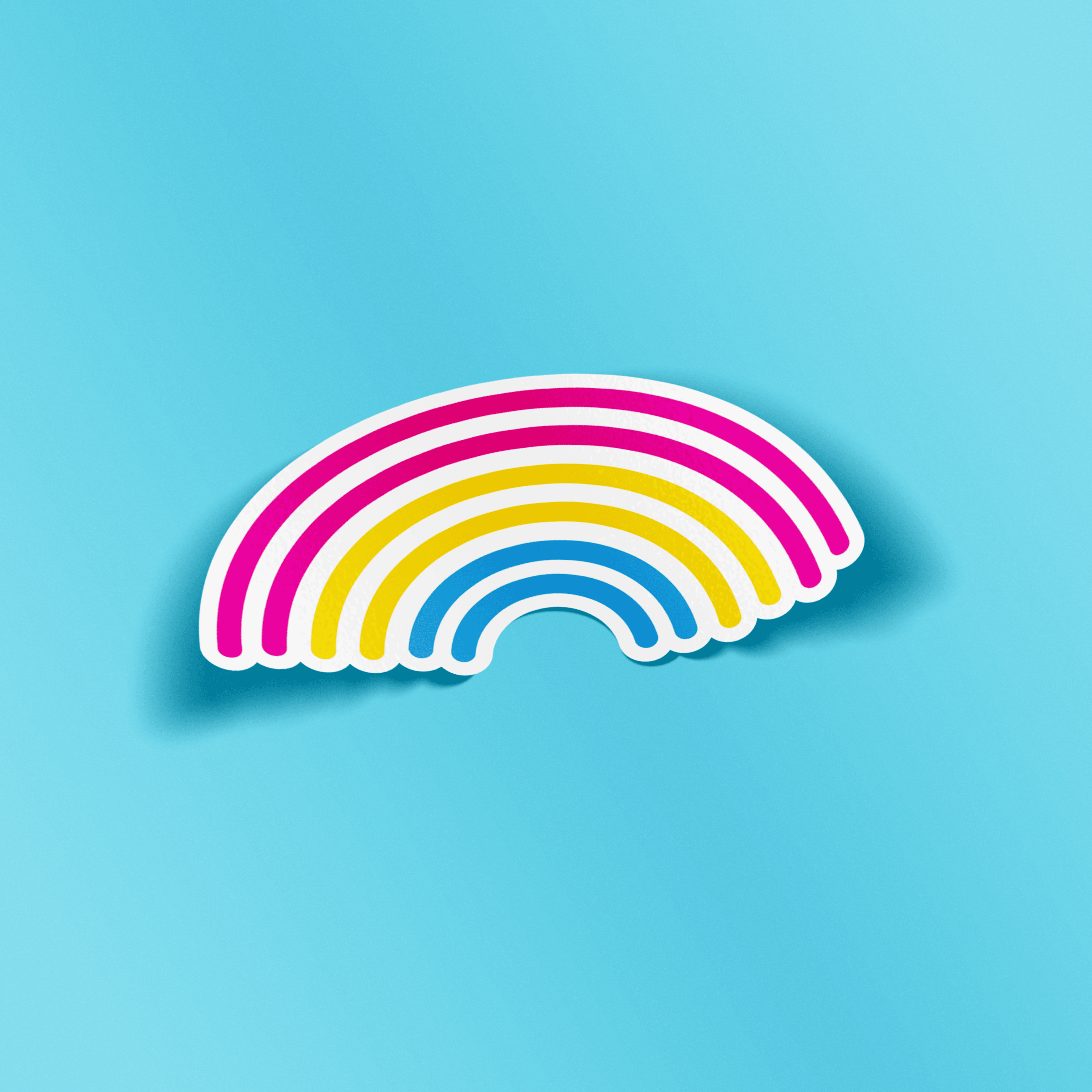 Pansexual Rainbow Pride Sticker