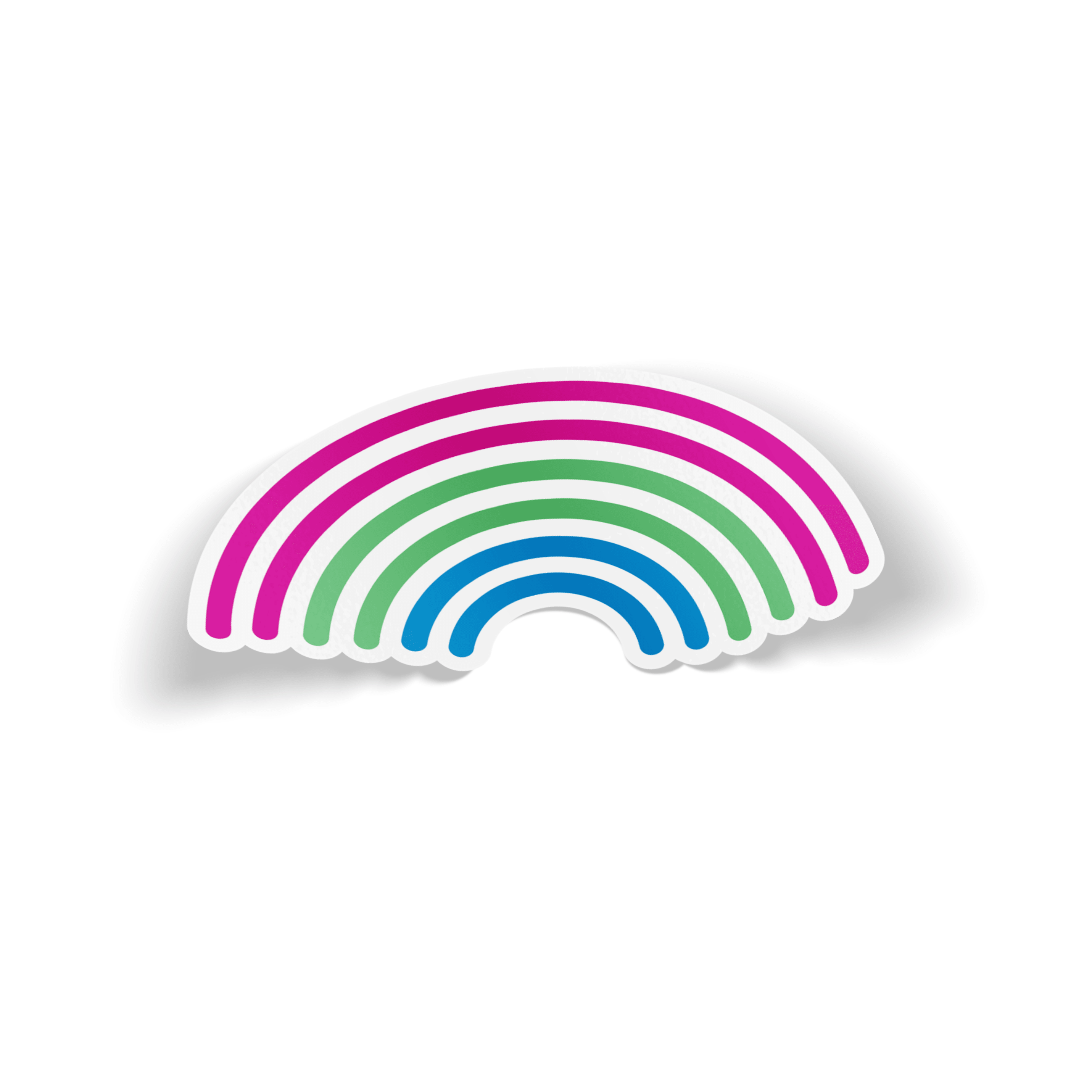 Polysexual Rainbow Pride Sticker