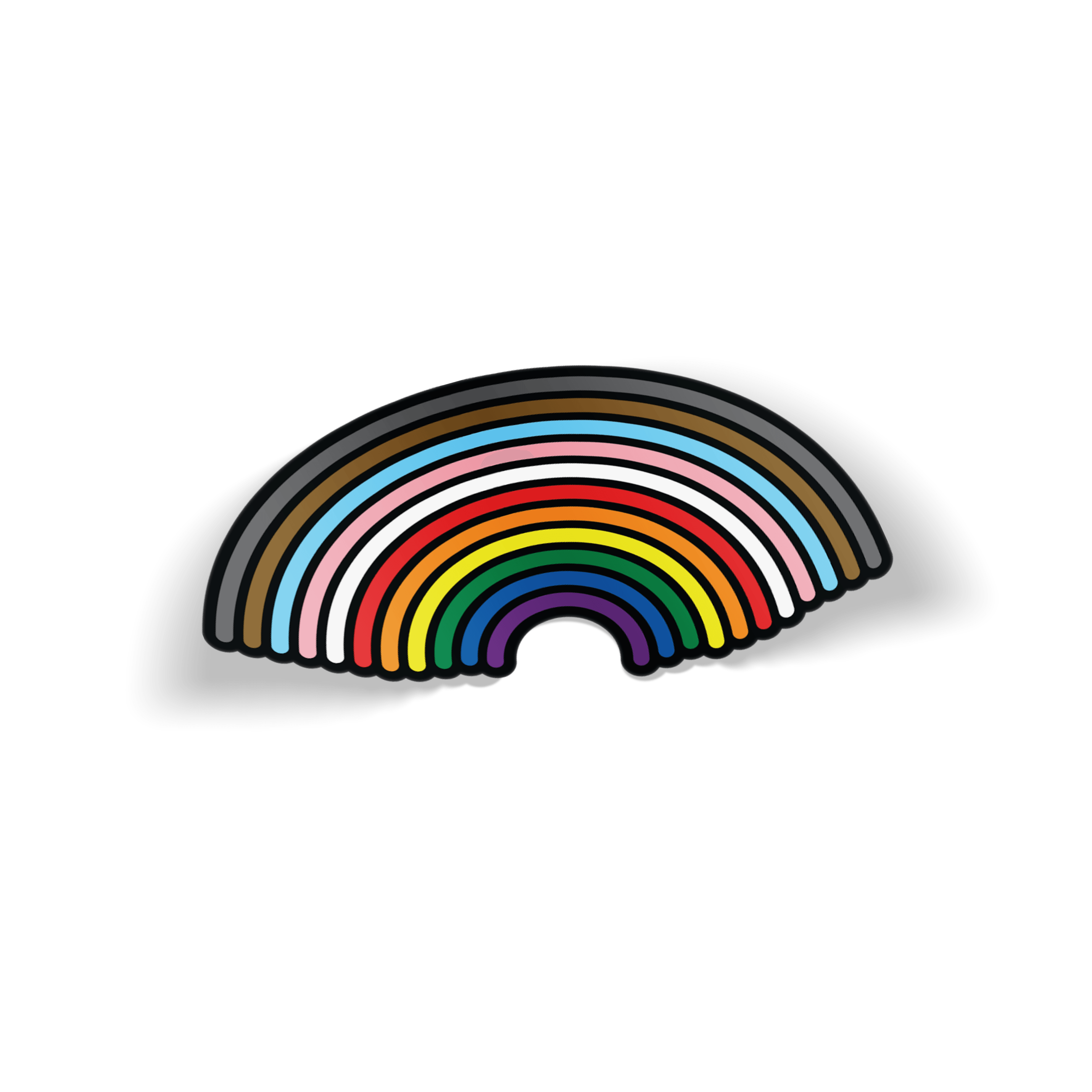 Progress Rainbow Pride Sticker