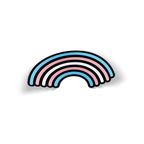 Trans Rainbow Pride Sticker