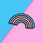 Trans Rainbow Pride Sticker