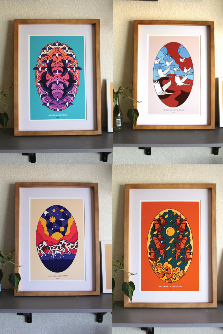 Desert Horses - Limited Edition Art Print