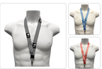 LOGOTIPO LANYARD Black, Blue, Red And White - Key Holder