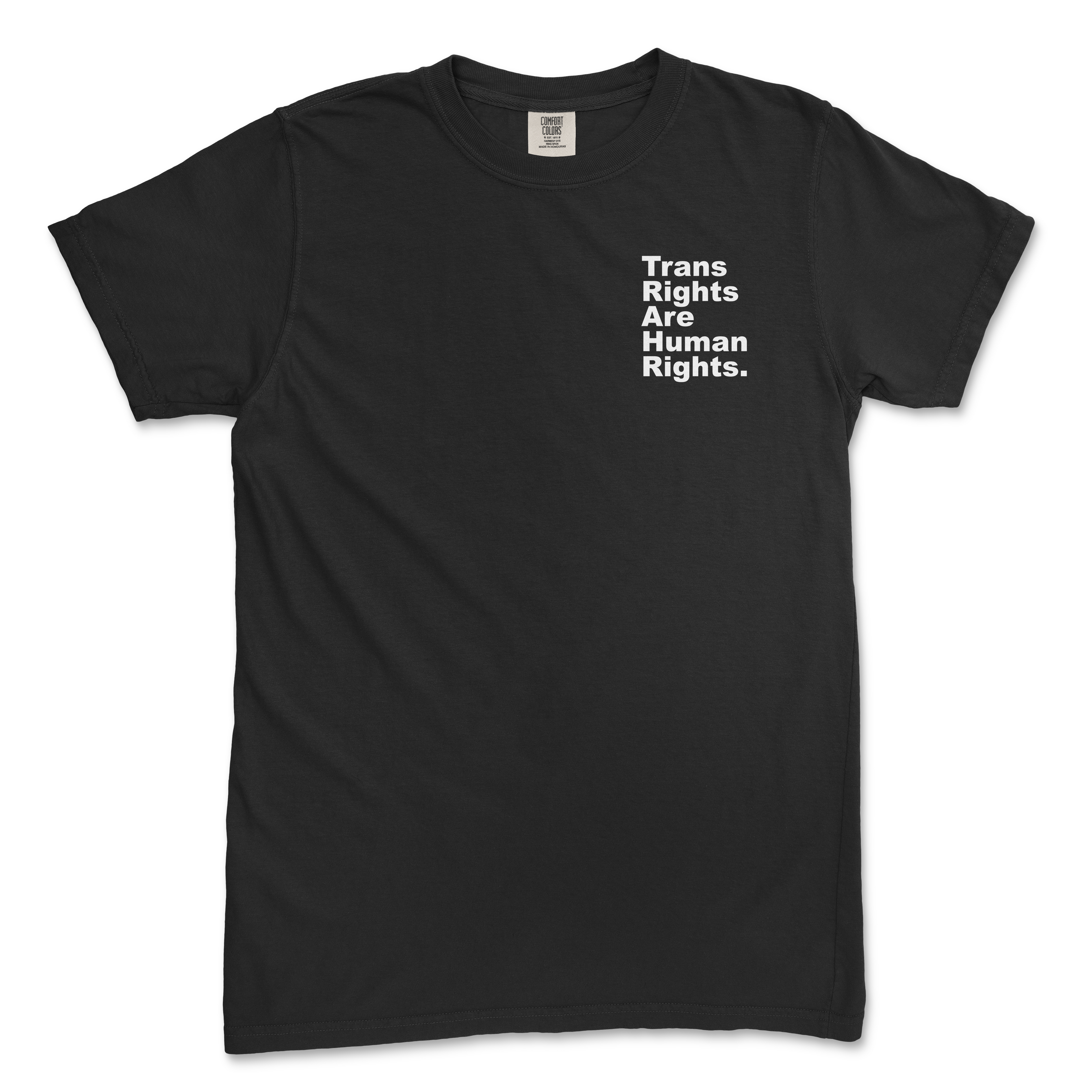 Trans Rights Are Human Rights. Period. Tee (Comfort Colors)