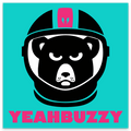 Space Bear Sticker