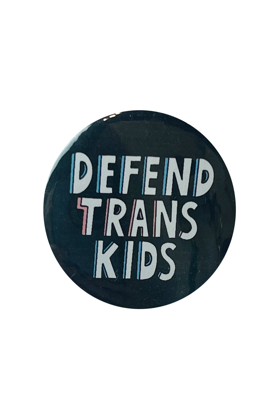 Defend Trans Kids Button – LGBTQ Outpost