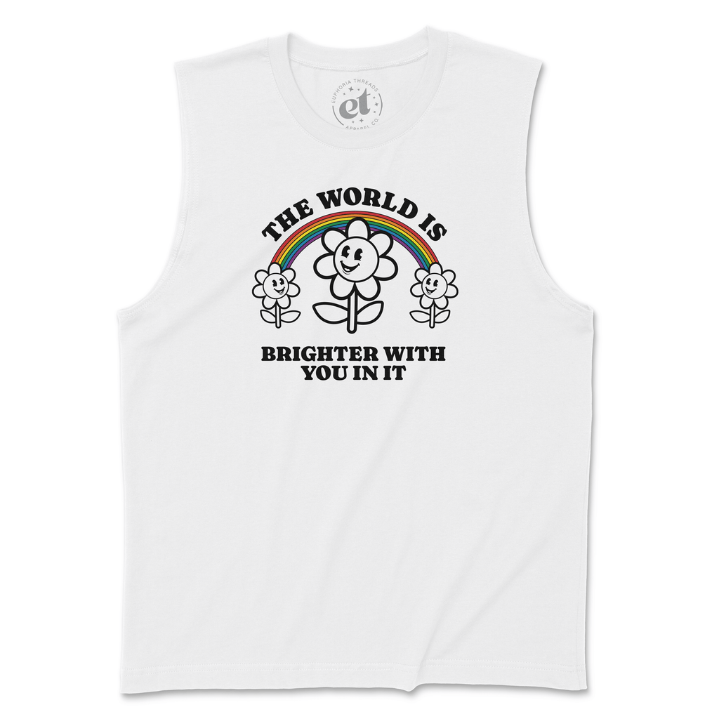 The World is Brighter Rainbow Tank