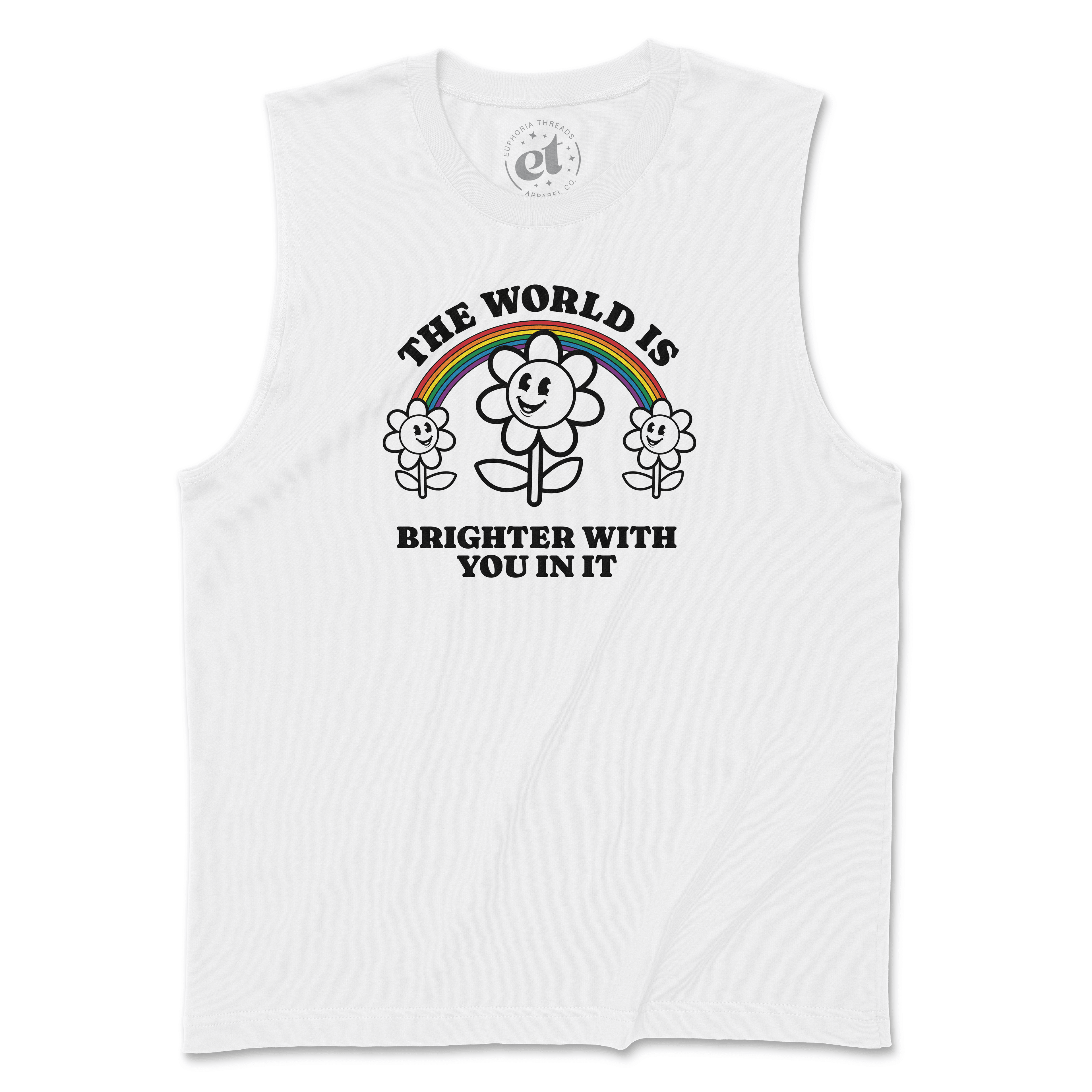The World is Brighter Rainbow Tank