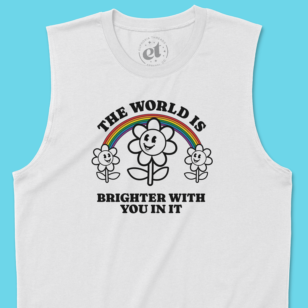 The World is Brighter Rainbow Tank