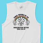 The World is Brighter Rainbow Tank